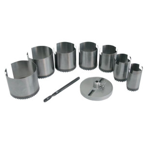 Otwornica 1" 26-63mm, hartowane zęby - 7 części