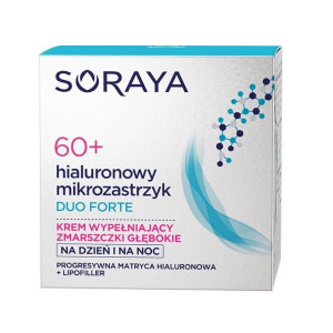 Hialuronowy Mikrozastrzyk Duo Forte 60+ krem wypełniający zmarszczki
