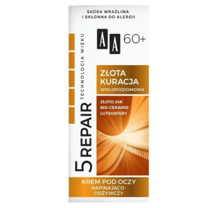 Technologia Wieku 5Repair 60+ Złota Kuracja krem pod oczy napinający