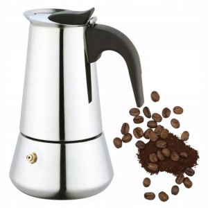 KAWIARKA INDUKCYJNA STALOWA 6 KAW 300ml Espresso