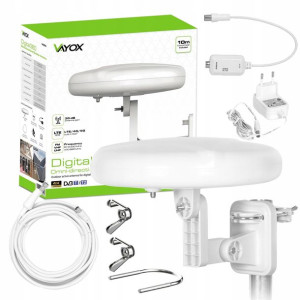 Antena Dvbt2 Dookólna Lte 4k Mux8 Digital360 Vayox