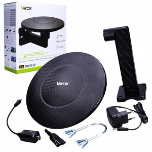 Antena Dvb-t2 Dookólna Tv 4k Hd Mux8 Aktywna 360