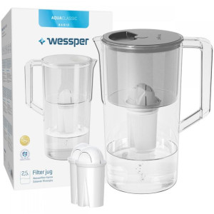 Dzbanek filtrujący Wessper + 3x FILTR AQUACLASSIC
