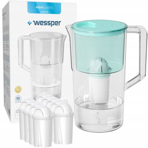 Dzbanek Filtrujący Wessper Aquaclassic + 10x Wkład