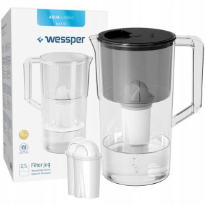 Dzbanek Filtrujący Wodę Wessper + 3x Filtr