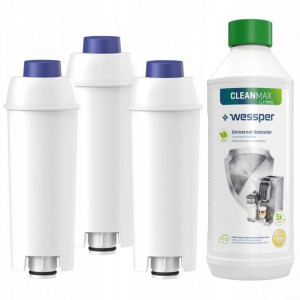 Filtr do DELONGHI 3x zamiennik i Odkamieniacz 0,5l