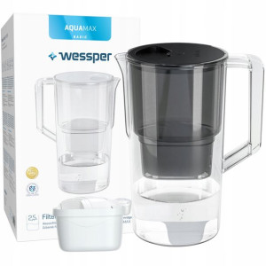 Dzbanek Filtrujący Wessper Aquamax 2,5l + 2x Wkład
