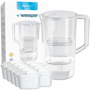 Dzbanek filtrujący Wessper AquaMax Basic 10x FILTR