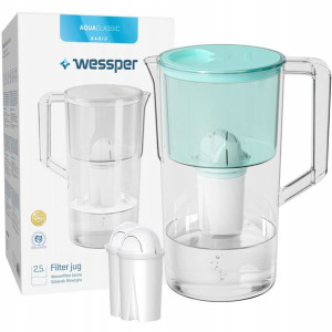 Dzbanek Filtrujący Wessper Basic 2,5l 3x Filtr