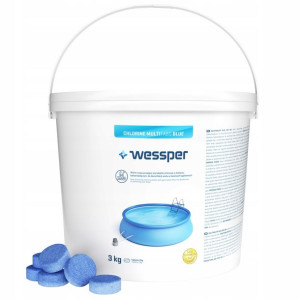 Chlorowe Tabletk Multi Do Basenu 20g 3kg Blue
