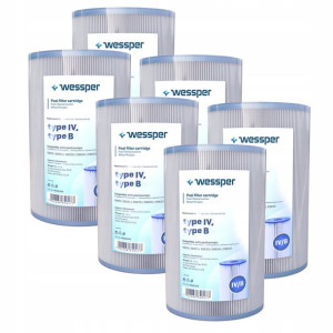 6X Filtr IV do pompy basenowej BESTWAY 58095 9463l