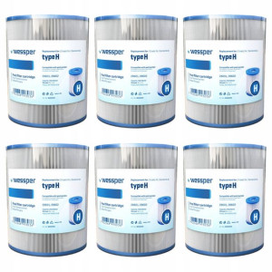 6x Filtr Filtry Typ H Do Pompy Basenu Intex 29007
