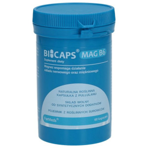 Formeds Bicaps Mag B6 Magnez Cytrynian Vegan 60kap