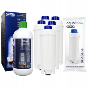 Odkamieniacz Delonghi Ecodecalk + 5x Filtr Wody Af