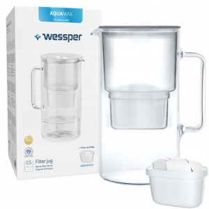 Szklany Dzbanek Filtrujący Wessper + 1 Filtr