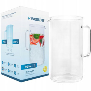 Dzbanek szklany żaroodporny Wessper AquaLite 2.5L