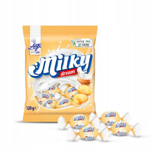Cukierki Nadziewane Mleczne Milky Dream 120 G