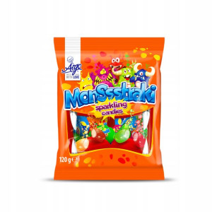 Cukierki musujące owocowe Monssstraki paczka 120 g
