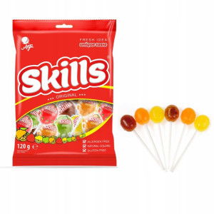 Lizaki Owocowe Skills Original 120g Produkt Polski