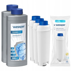 3x Filtry Do Ekspresu Delonghi + Odkamieniacz 0,5l