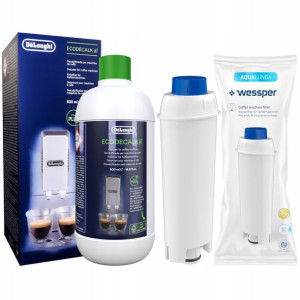 DeLonghi 1x FILTR WODY + ODKAMIENIACZ 500ml ZESTAW