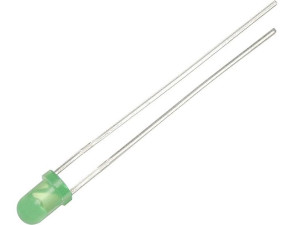 6017                 Dioda led   3mm ( zielona matowa )