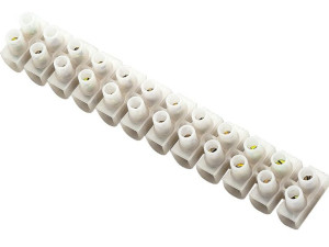 40-707  Kostka elektryczna 12 pól r  25mm2 biała