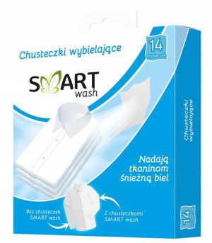 Chusteczki wybielające przeciw szarzeniu prania