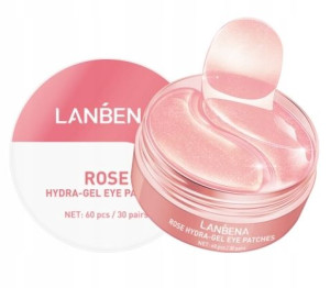 Lanbena Nawilżające Żelowe Płatki Pod Oczy Rose 60