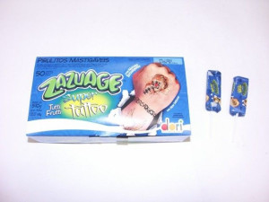 Lizak Zazuage Super Tattoo 50szt 560g