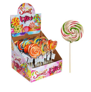 Lizaki kolorowe Sweet Lollipop 30 sztuk  900g