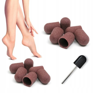 15x KAPTUREK ścierny do pedicure 13mm #180 NOŚNIK