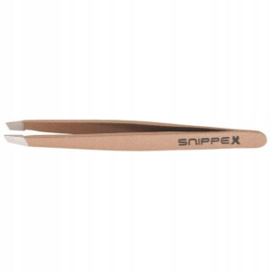 SNIPPEX PĘSETA SKOŚNA 10CM do rzęs brwi pinceta