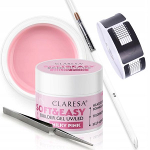 Zestaw CLARESA ŻEL 45g + pędzel zaciskarka szablon