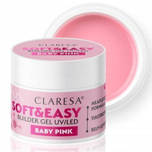 Claresa żel budujący gel do paznokci BABY PINK 90g