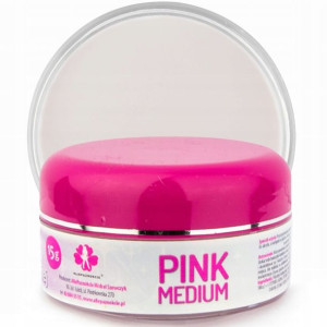 Proszek akrylowy paznokci zdobień PINK MEDIUM 15g