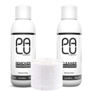 Palu Zestaw 2x500 ml Cleaner Aceton remover waciki