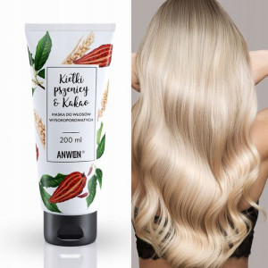 ANWEN Maska do włosów wysokoporowatych 200 ml