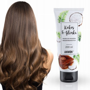 ANWEN Maska do włosów niskoporowatych 200 ml