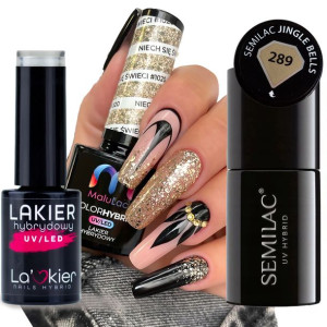 1+2 GRATIS lakier hybryd Semilac + MaluLac La'kier