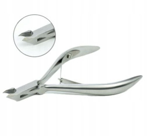 Cążki do skórek paznokci Lexwo 3mm #103 silver