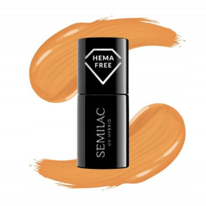 Semilac 416 Golden Hour Orange 7ml lakier hybrydow