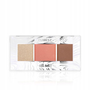 Claresa PALETA DO KONTUROWANIA twarzy bronzer 02