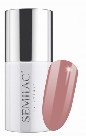 Semilac 213 Business Line kolorowy lakier hybrydowy Nude Red 7ml
