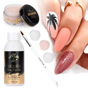 Zestaw Molly Lac akryl 30g liquid 100ml + pędzelek