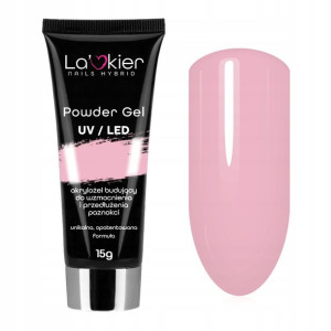 Akrylożel Powder Gel La'kier 15ml paznokcie PINK