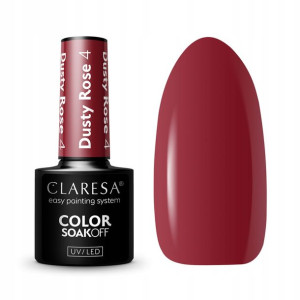 Lakier hybrydowy paznokci CLARESA Dusty Rose 4