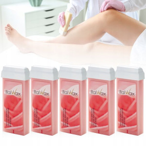 Depilacja 4+1 gratis WOSK w rolce ItalWax Rose