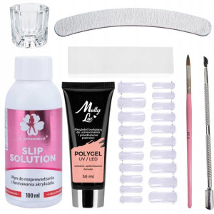 Zestaw akrylożel duży XXL POLY GEL Molly Lac 50g