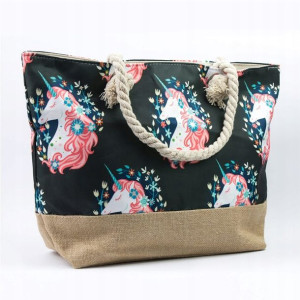 Torebka Torba Plażowa Na Plażę Shopperka Duża 7-5